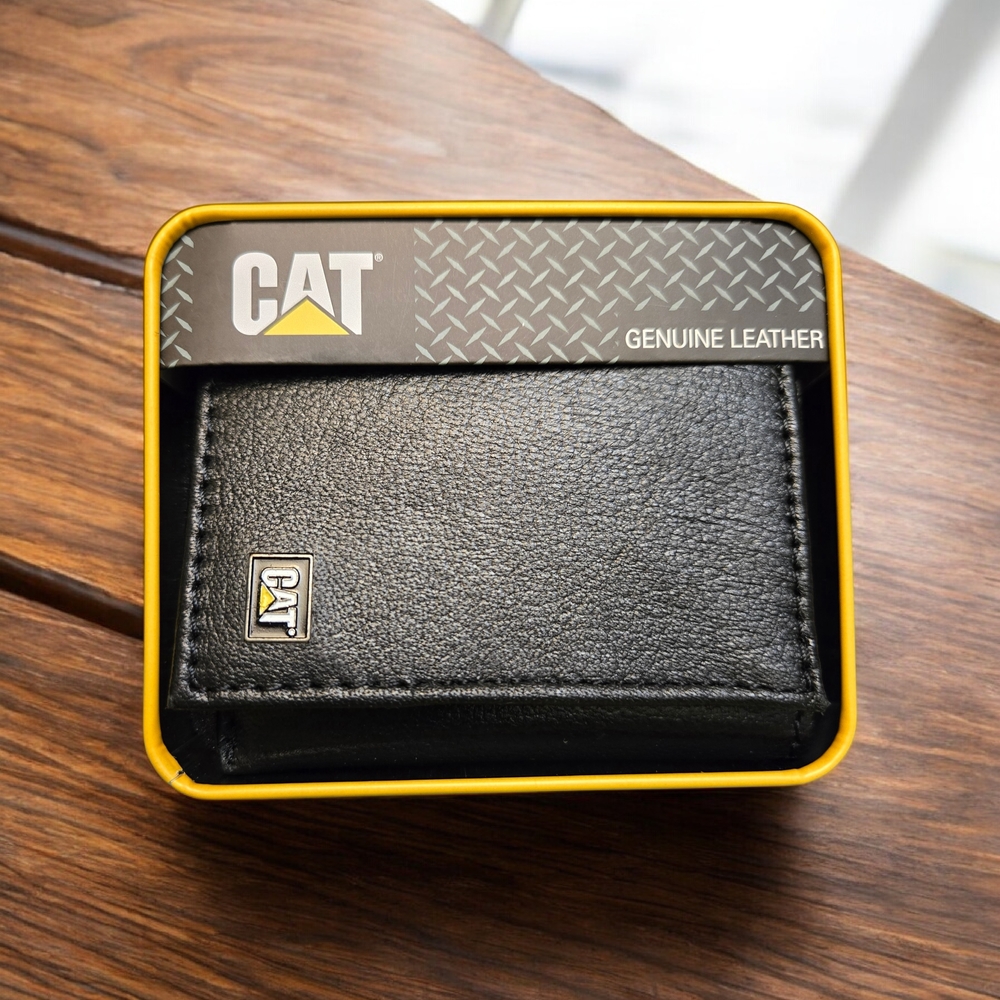 CAT Mens Genuine Leather Wallet